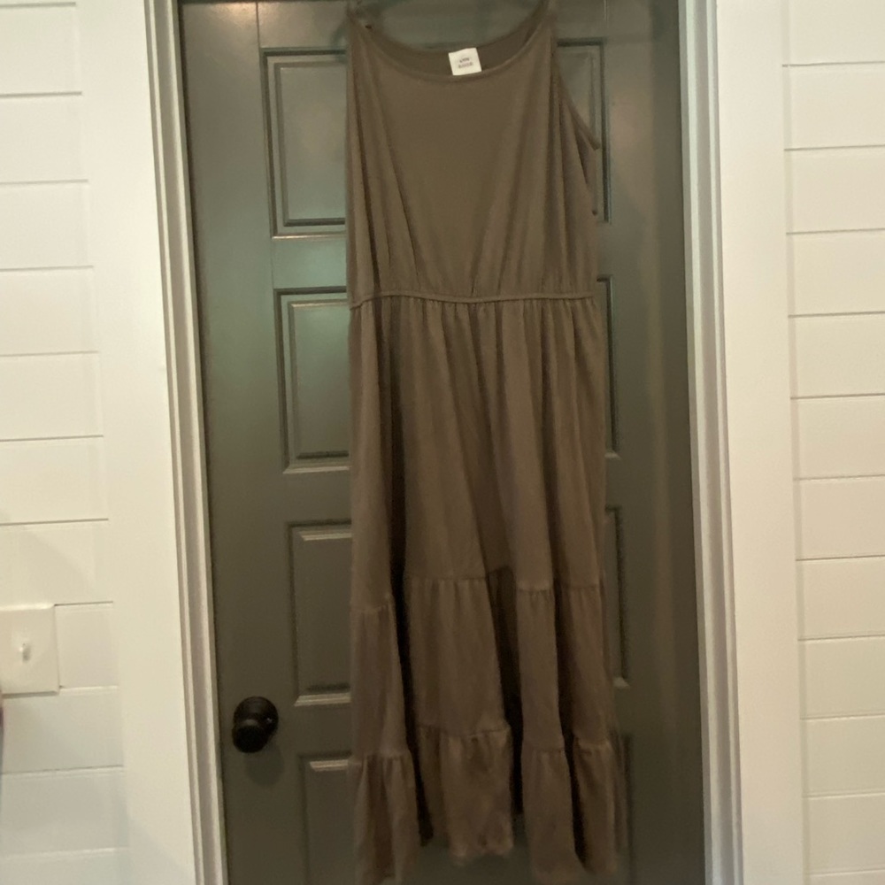 Army Green Knox Rose Sundress